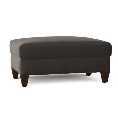 Birch Lane Fairchild 44x22 Rectangle Standard Slipcovered Ottoman Body Fabric: Spinnsol Iron