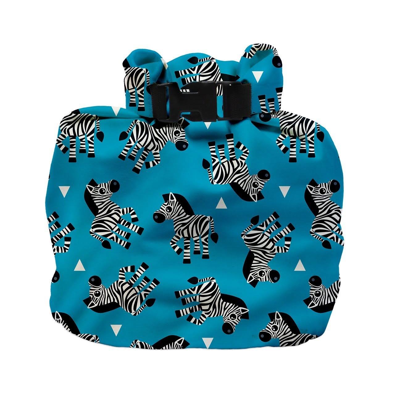 Bambino Mio Diaper Wet Bag, Zebra Crossing