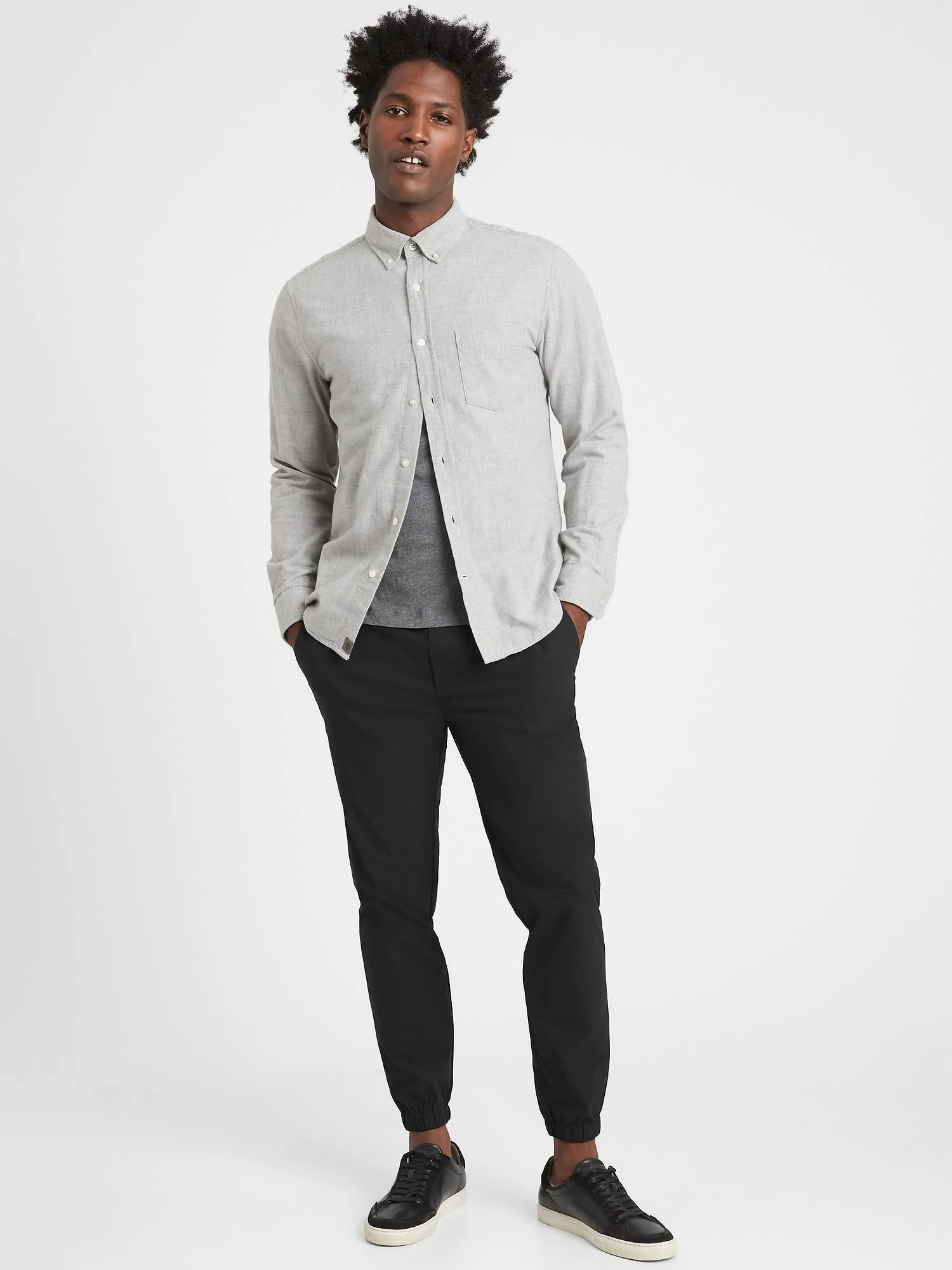 Banana Republic Men's Slim Motion Tech Jogger Black Size XL