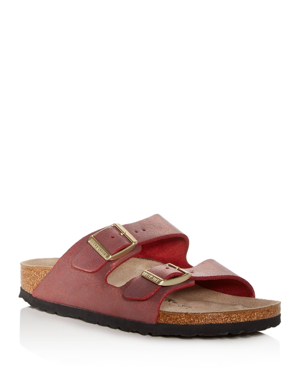 Birkenstock Women's Arizona Washed Metallic, Port Size: 39 N