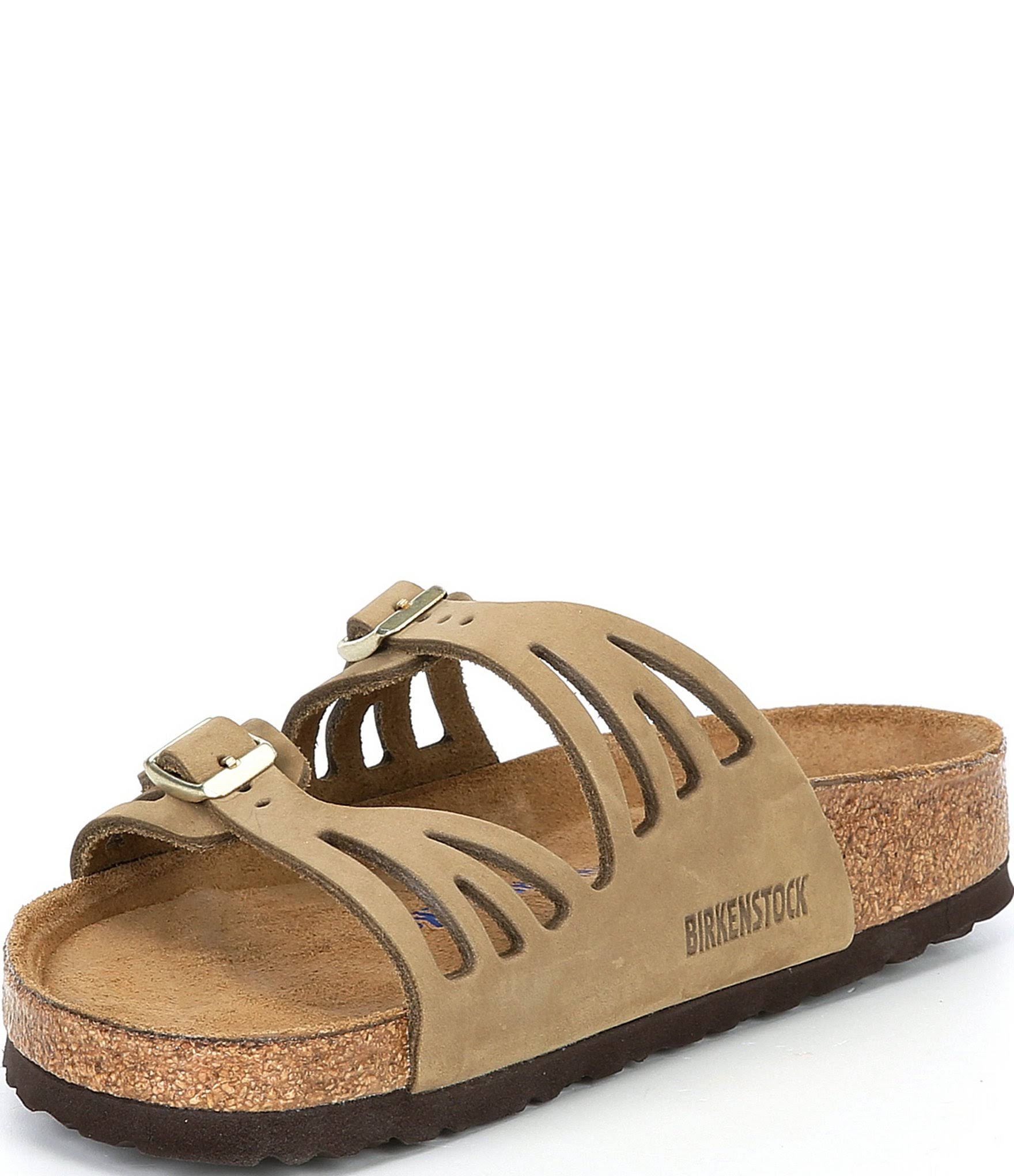 Birkenstock Women's Granada Soft Footbed Nubuck Suede Sandals - 11M