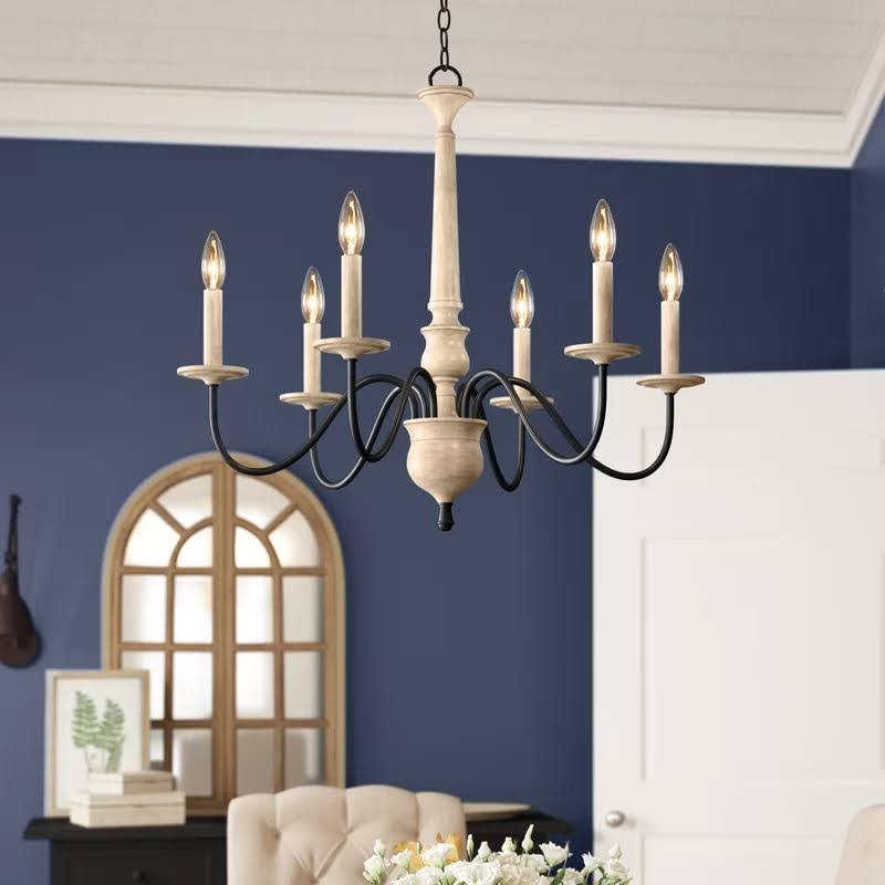 Helen 6 - Light Candle Style Classic / Traditional Chandelier