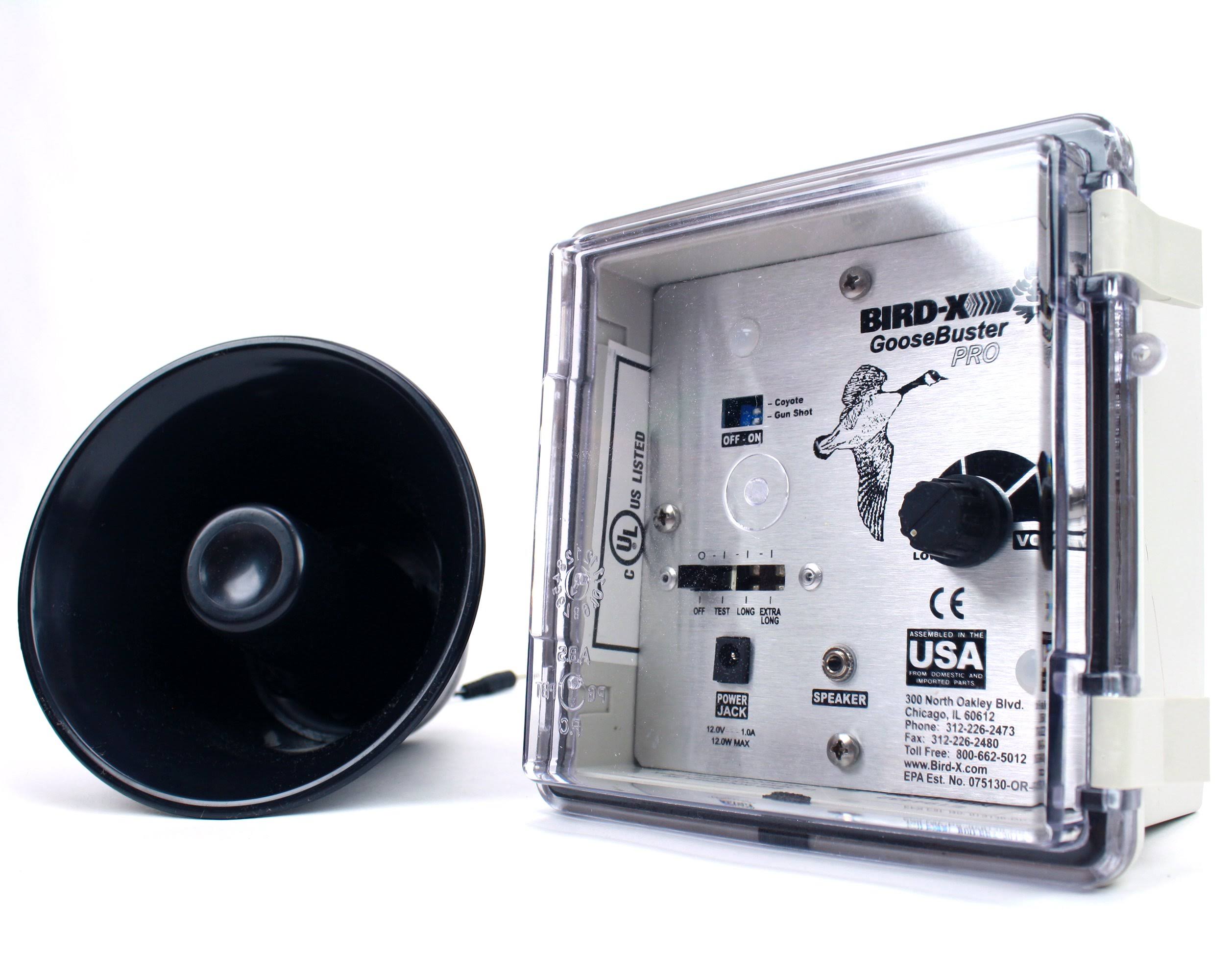 Bird-X GB-1 Electronic Goose Repeller,Cov. 1.5 Acres