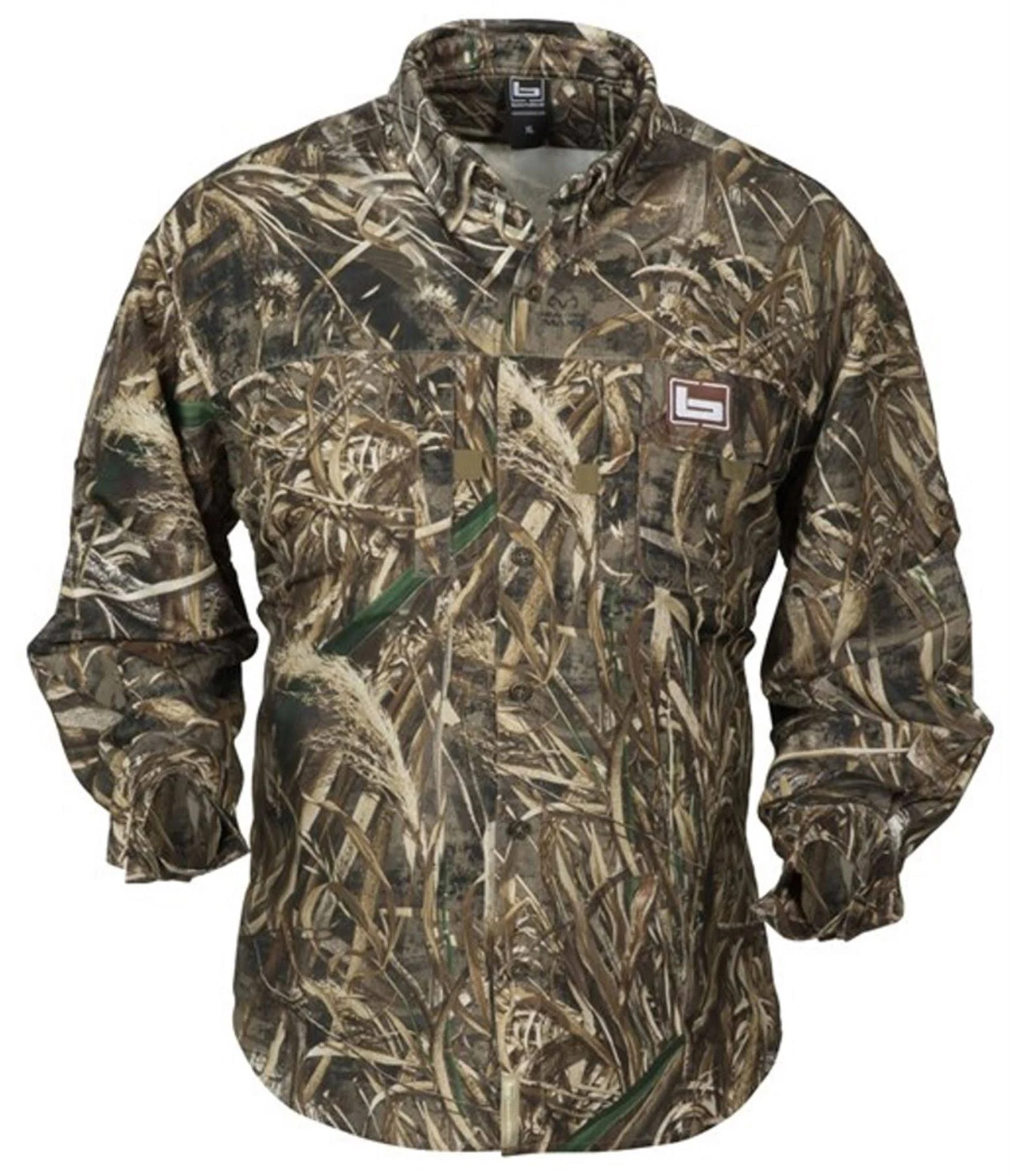 Banded Lightweight Long Sleeve Hunting Shirt, Realtree Max 5, Medium