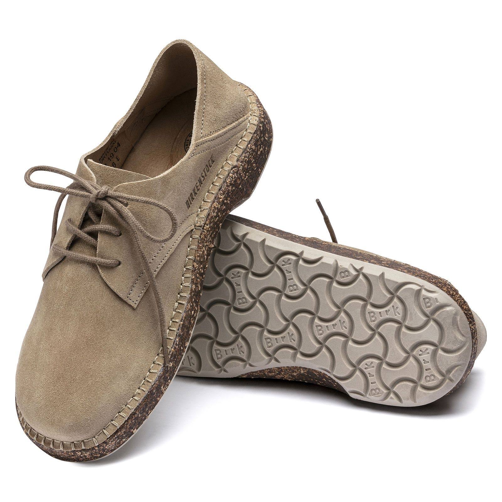 Birkenstock Women's Gary - Gray Suede (Narrow Width)