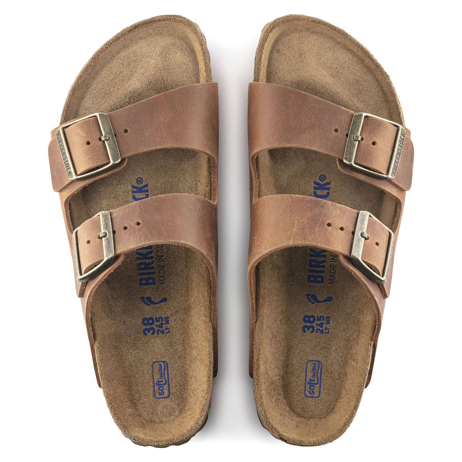 Birkenstock Arizona Soft Footbed (41 Blue Oiled Leather)