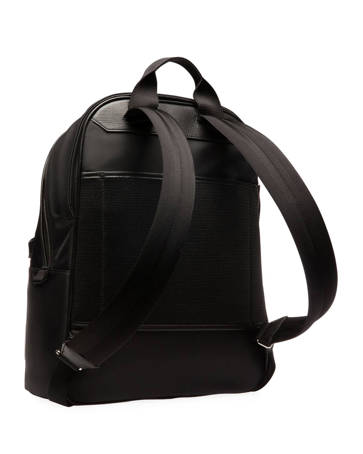 Bally Ferey Nylon Backpack - Black