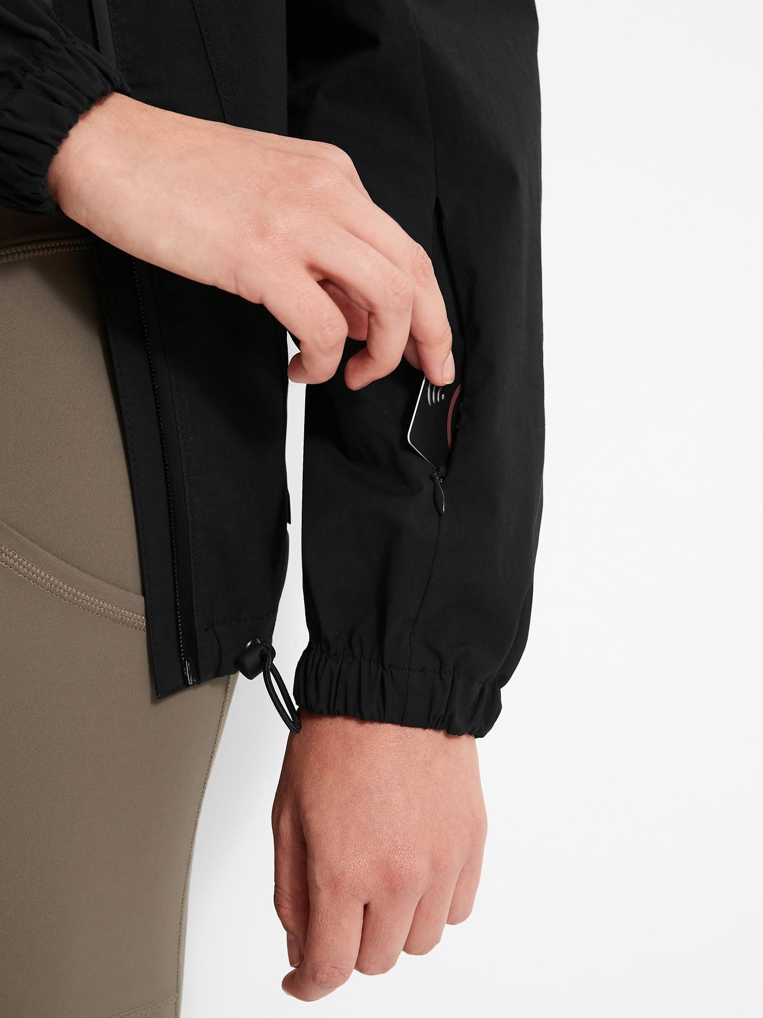 Banana Republic Women's Rain Jacket Black Size Xs