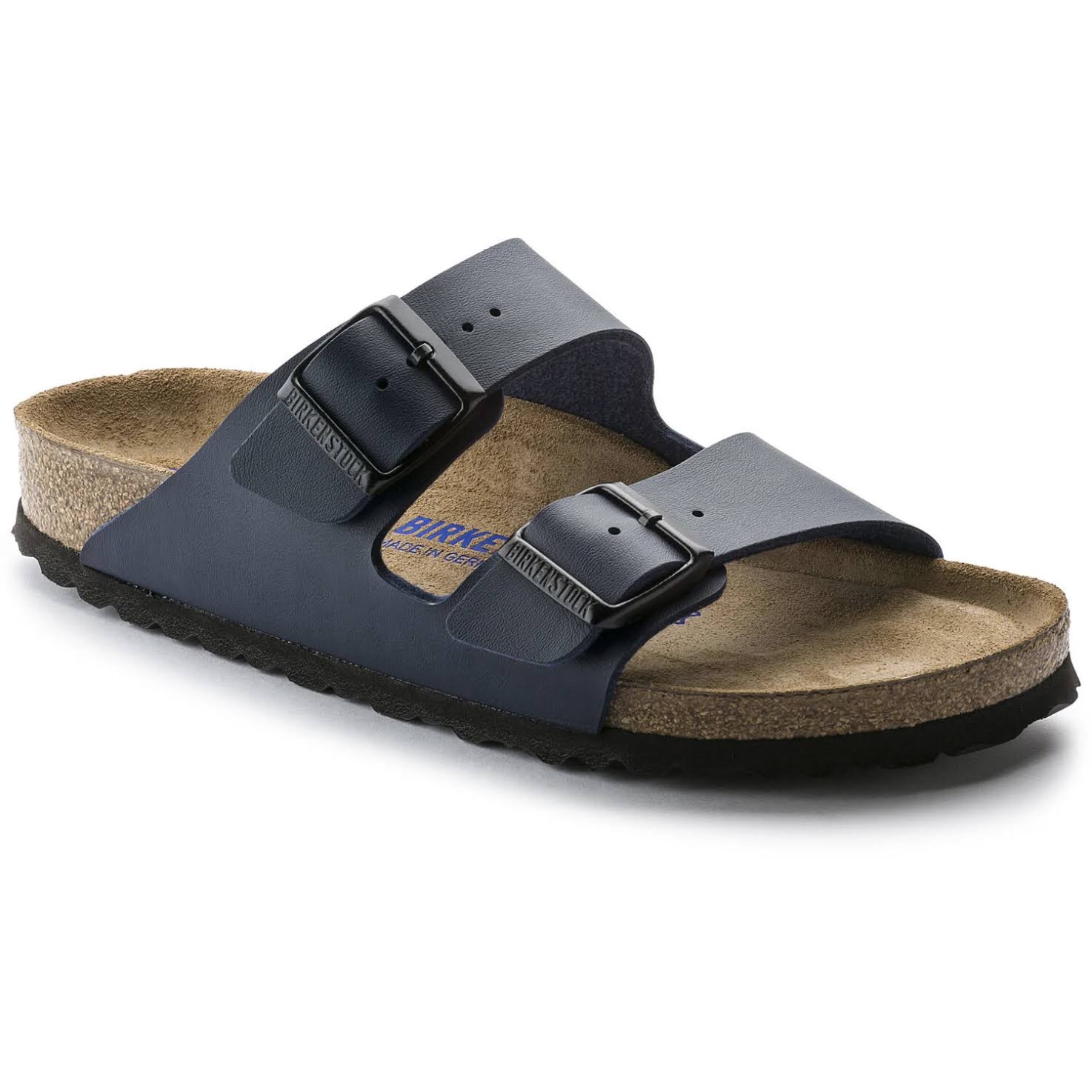 Birkenstock Arizona Soft Footbed (41 Narrow Blue Oiled Leather)