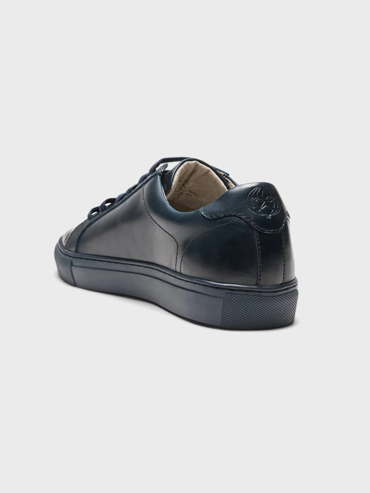 Banana Republic Men's Nicklas Leather Sneaker Midnight Navy Size 12