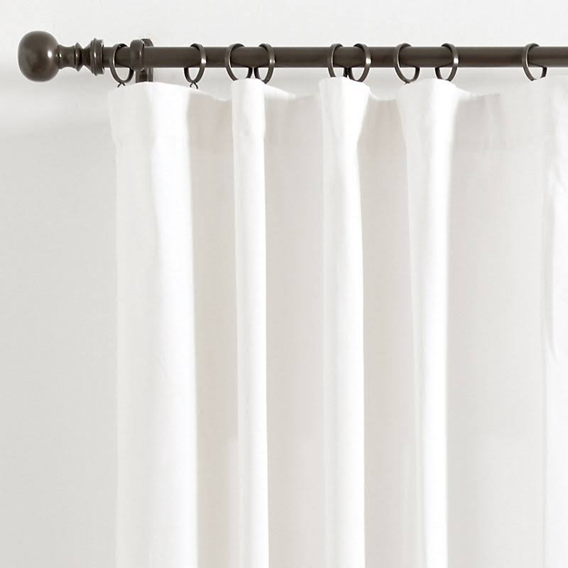 Essentials Drapery Panel Twill Off White 84x22 - Ballard Designs