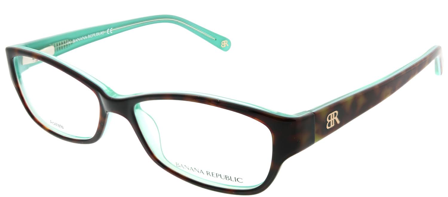 Banana Republic Buffy Plastic Full Frame Ladies Eyeglasses, Mint