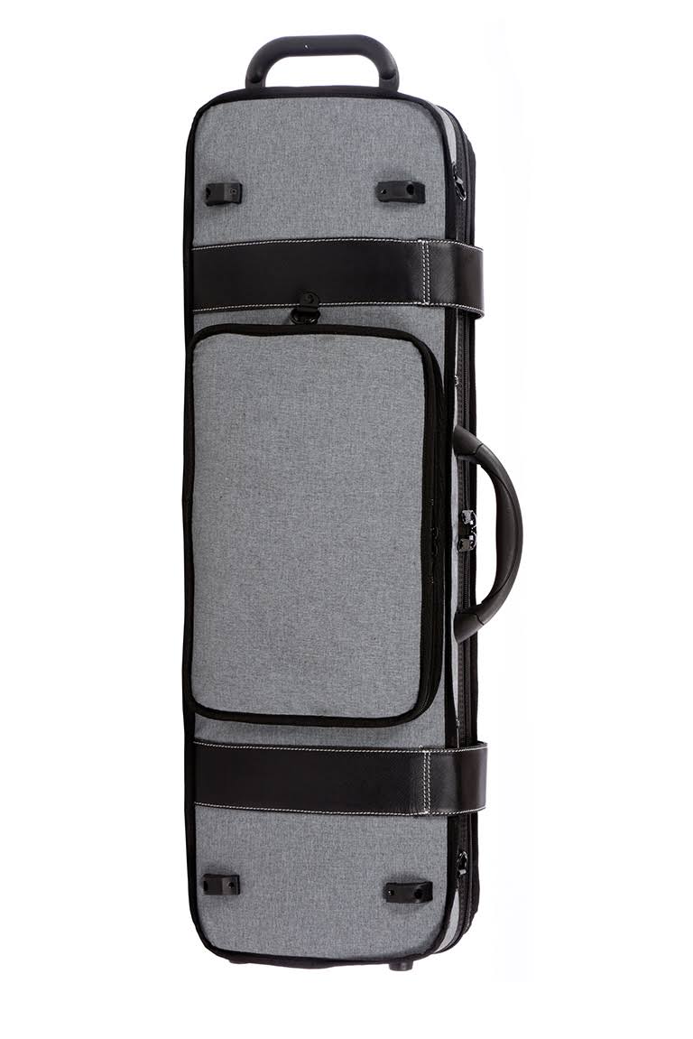 BAM 2001GF Hightech Oblong Violin Case - Grey Flannel