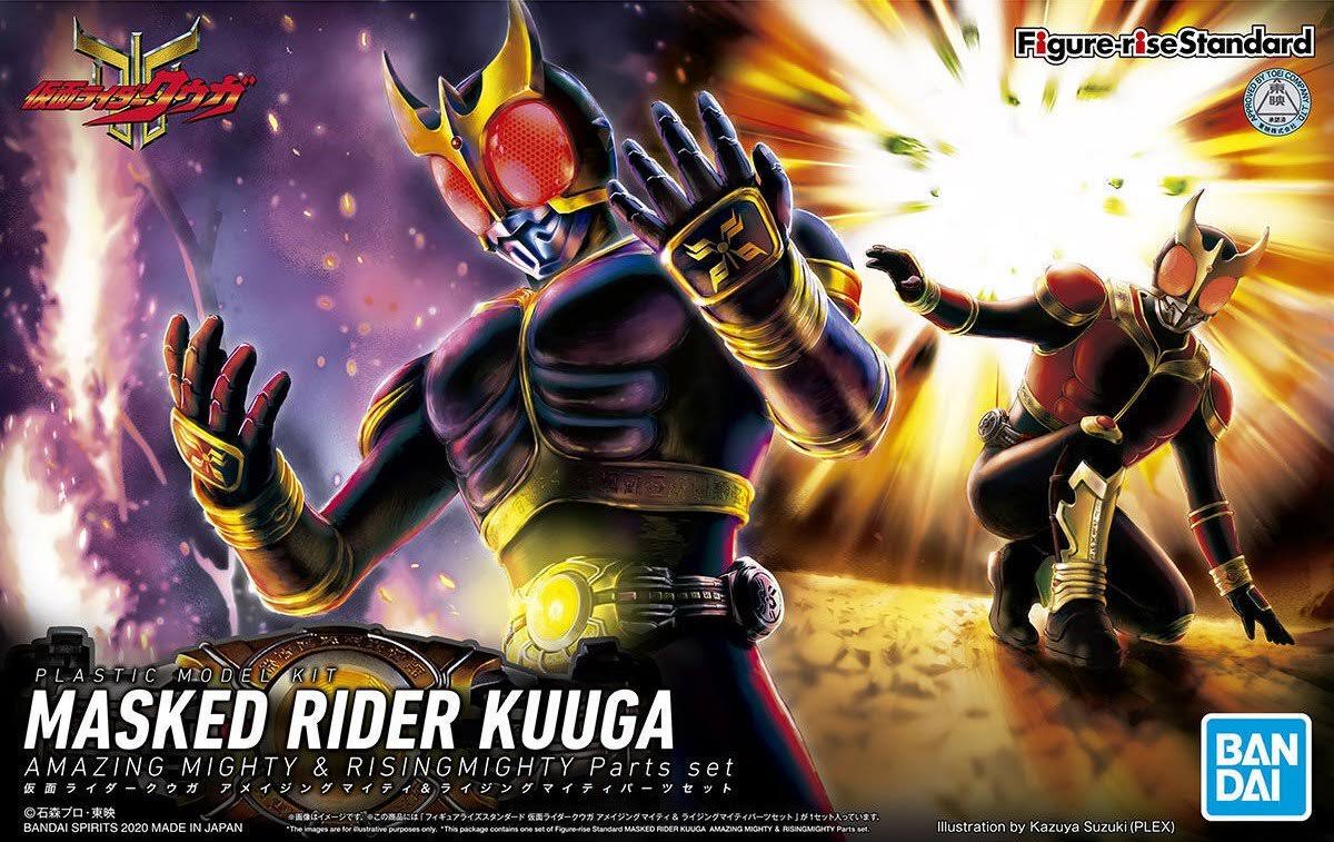 Masked Rider Kuuga Amazing Mighty and Rising Mighty Parts Set Figure-rise Standard Model Kit