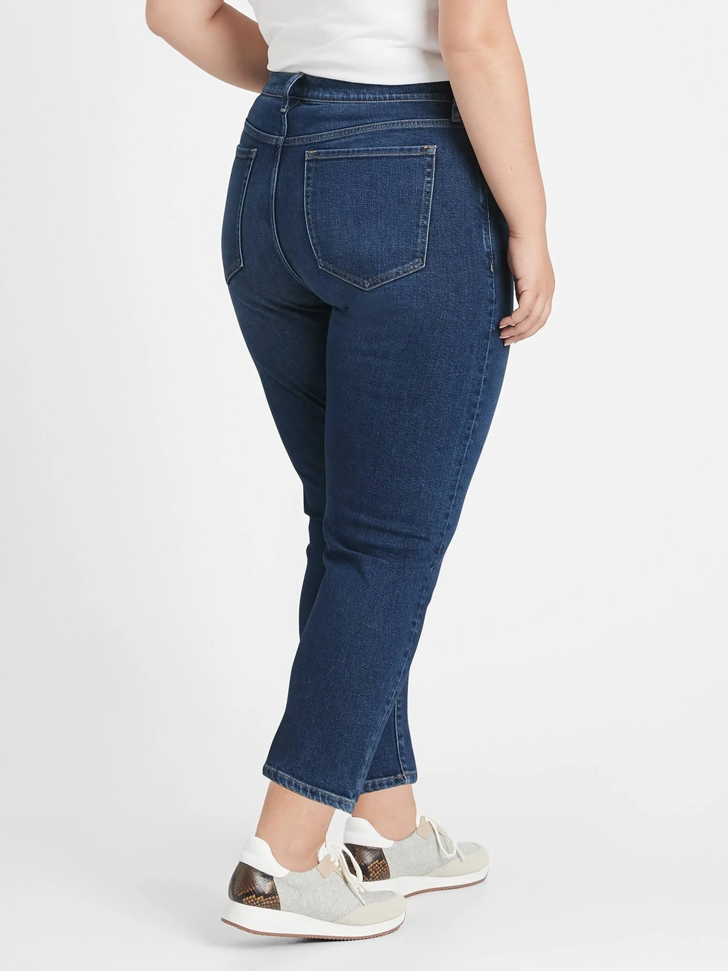 Banana Republic Women's High-Rise Straight Jean Medium Wash Size 25 Regular