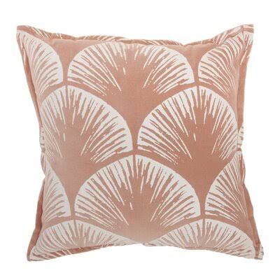 Nyla Square Pillow Cover & Insert Color: Coral
