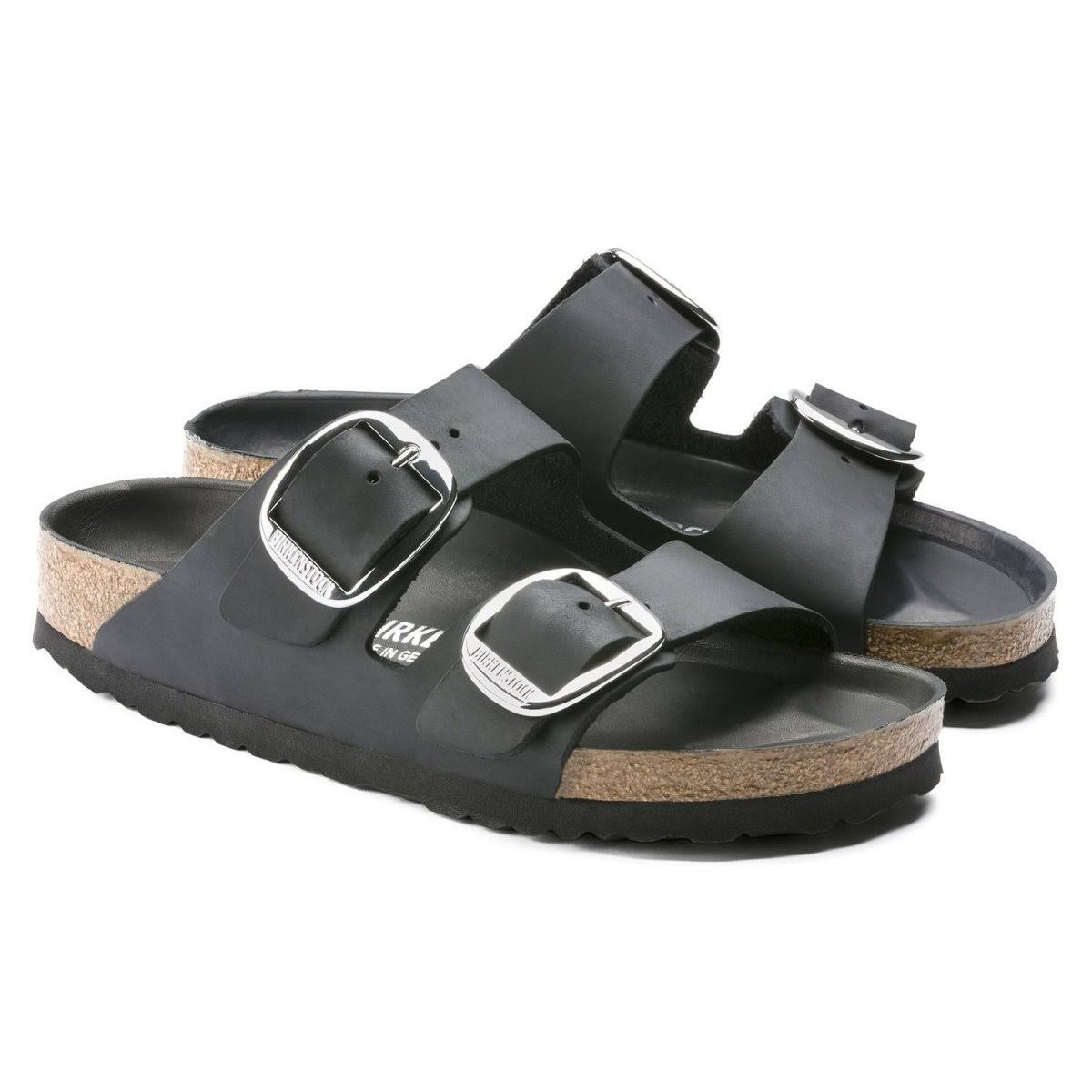 Birkenstock Women's Arizona Big Buckle Oiled Leather Black