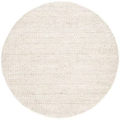 Krantz Handmade Flatweave Bleach Area Rug Birch Lane Rug Size: Round 8&