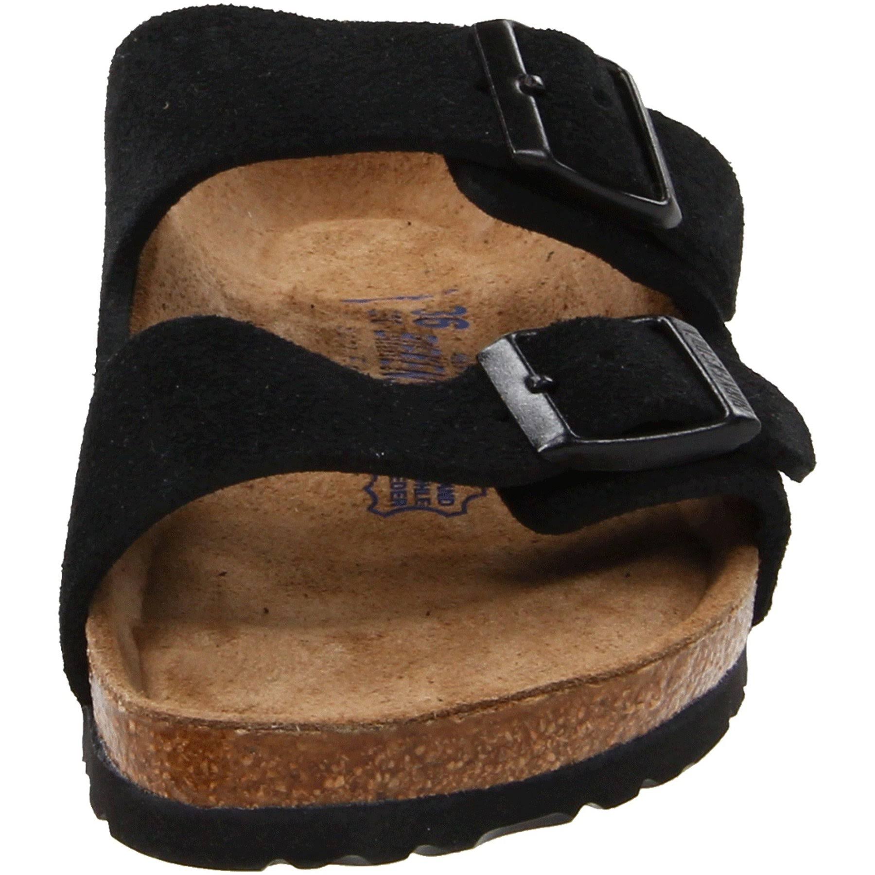 Birkenstock Arizona Soft Footbed - Suede Black / 46 / Narrow