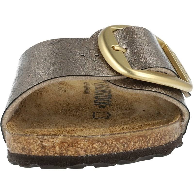 Birkenstock | Madrid Big Buckle Graceful Taupe Leather Mules