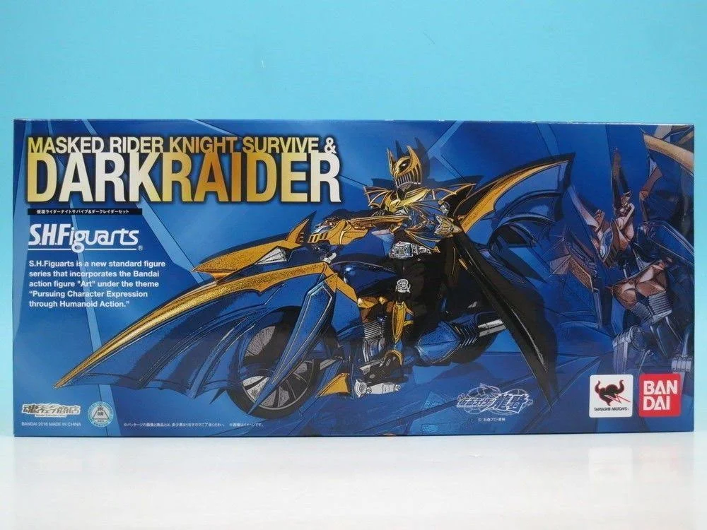 New S.H.Figuarts Kamen Rider Ryuki Kamen Rider Knight Survive & Dark Raiders Set