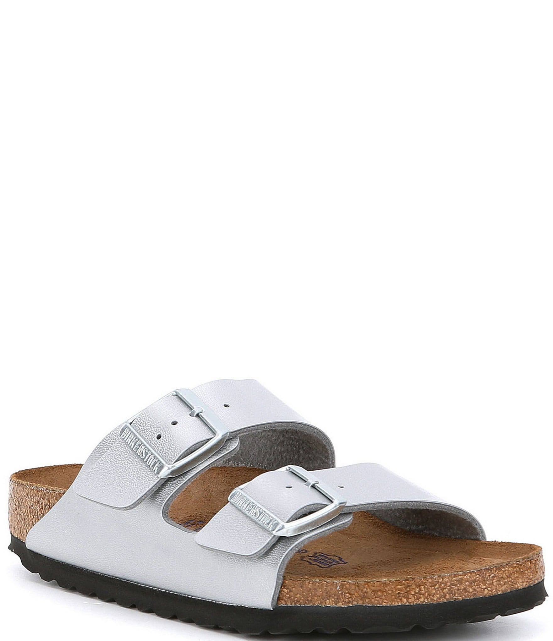 Birkenstock Arizona Soft Footbed Women's Silver Sandal Euro 37 US 6 - 6.5 N