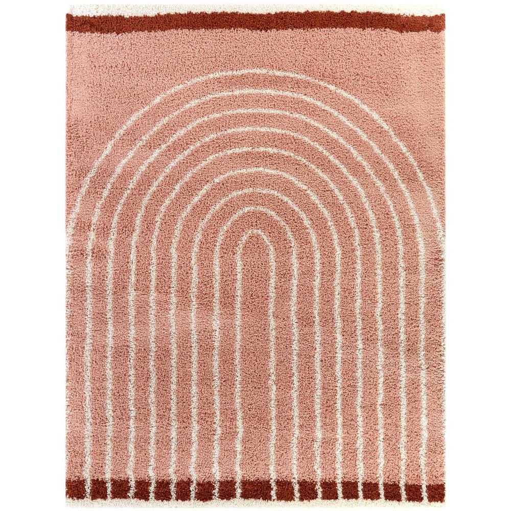 BALTA Oaklynn Pink 8 ft. x 10 ft. Contemporary Shag Area Rug