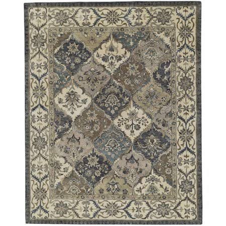 Charlton Home Corsham Hand-Tufted Wool Brown/Beige Area Rug, Size: Rectangle 5& x 8&