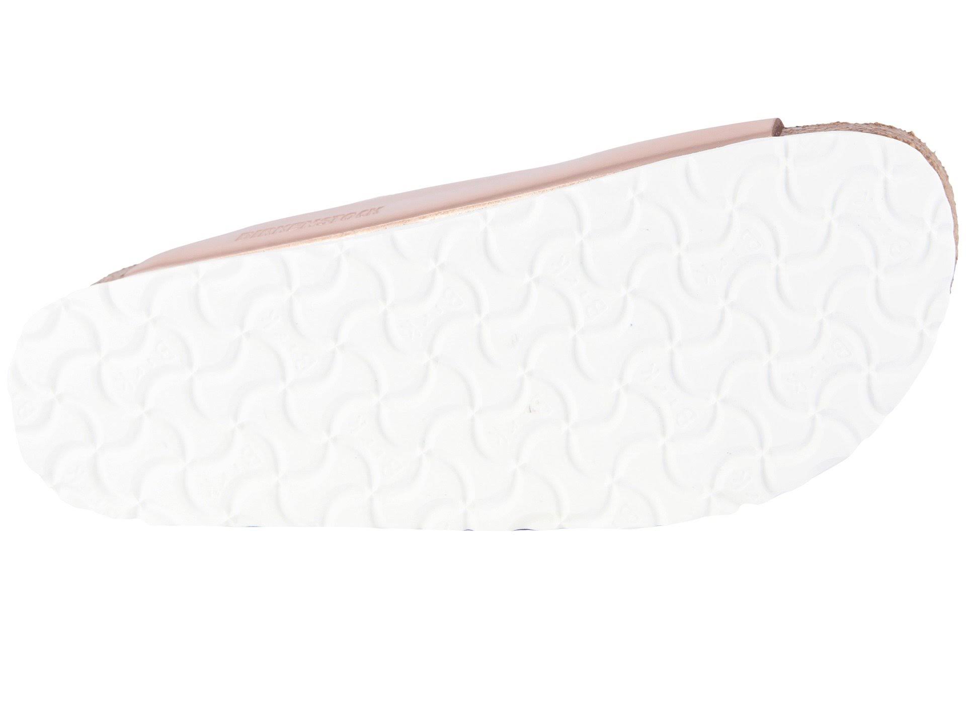 Birkenstock Women's Arizona Soft Footbed Sandal - 42 - Metallic Copper Leather