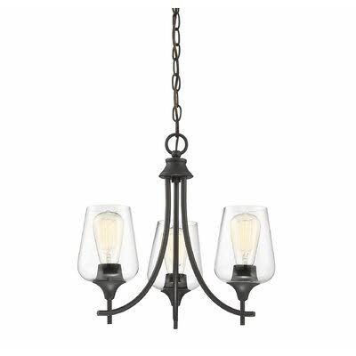 Keener 3 - Light Shaded Classic / Traditional Chandelier