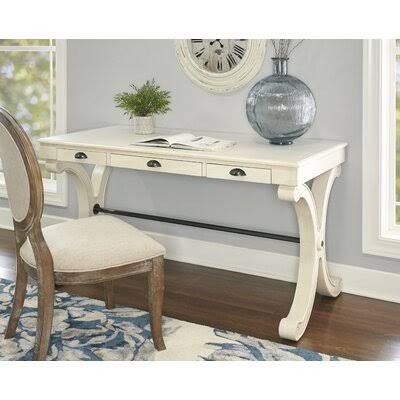 SHOPIE Desk Color: White