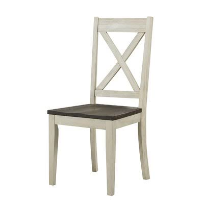 Gracie Oaks Scales Solid Wood Dining Chair (Set of 2), Silver