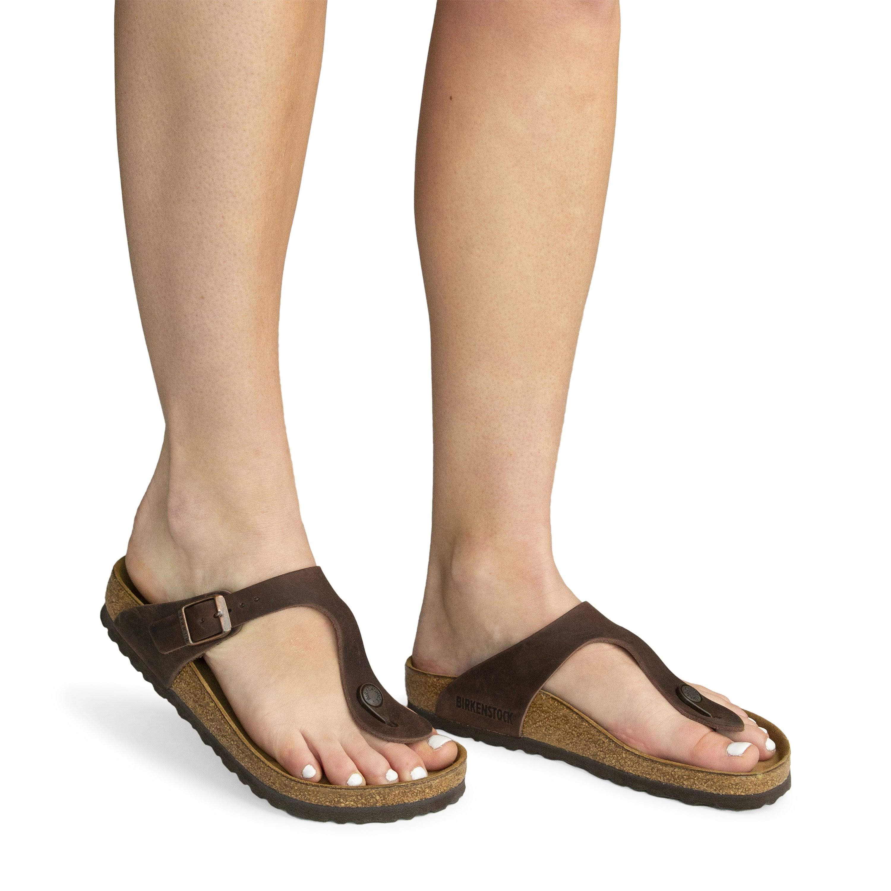 Birkenstock Women's Gizeh Habana Oiled Leather 38