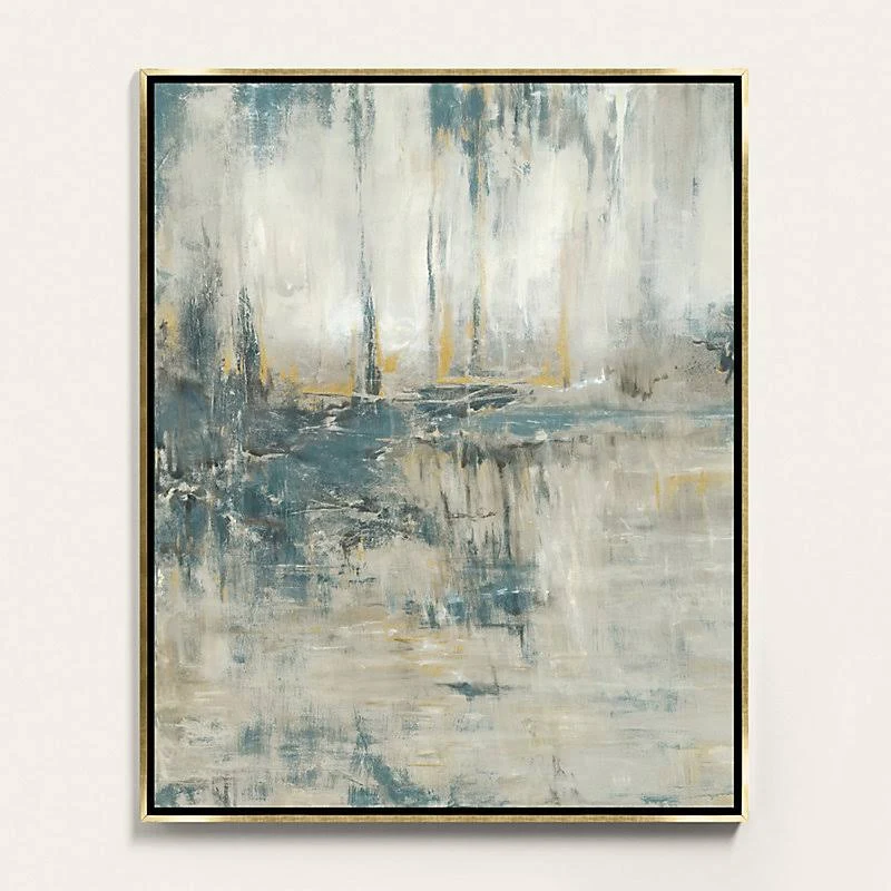 Quartz Reflection Framed Canvas 30x22 x 24x22 - Ballard Designs