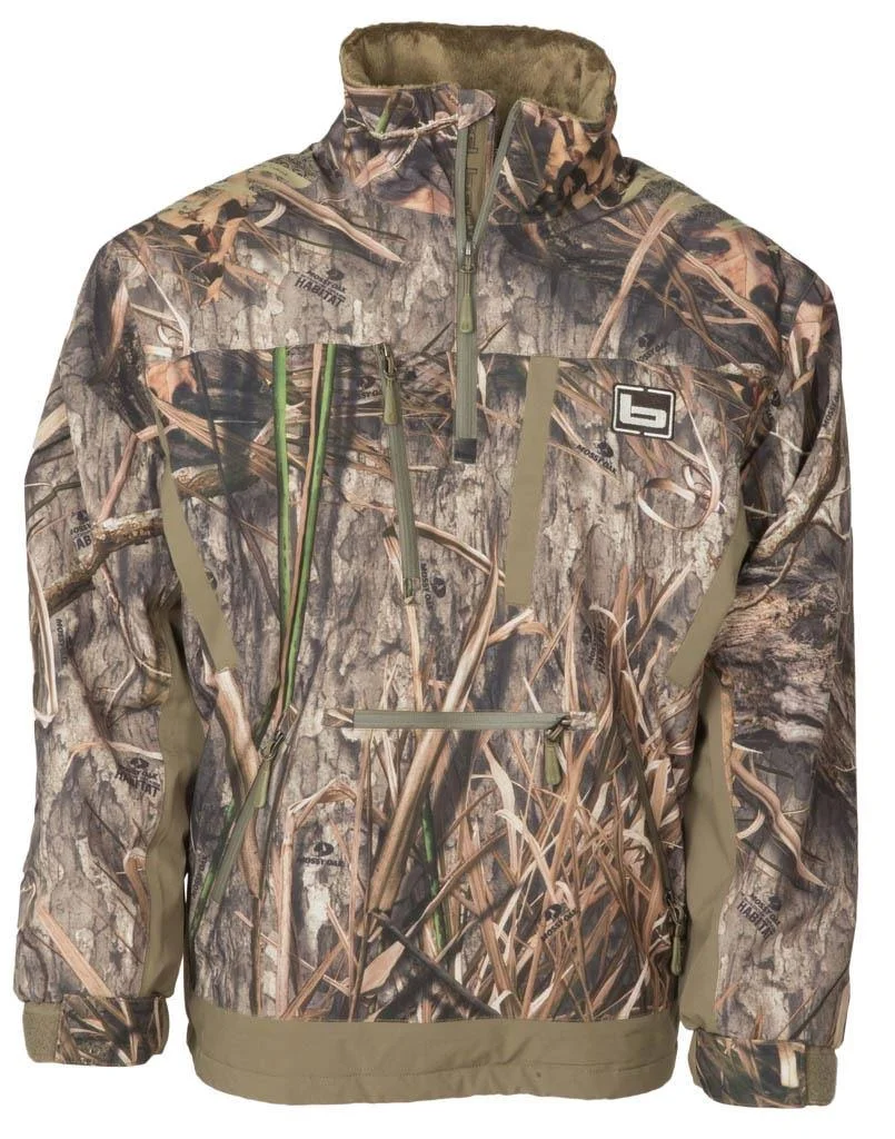 Banded Stretchapeake Pullover Small Blades Habitat, Men's, Green