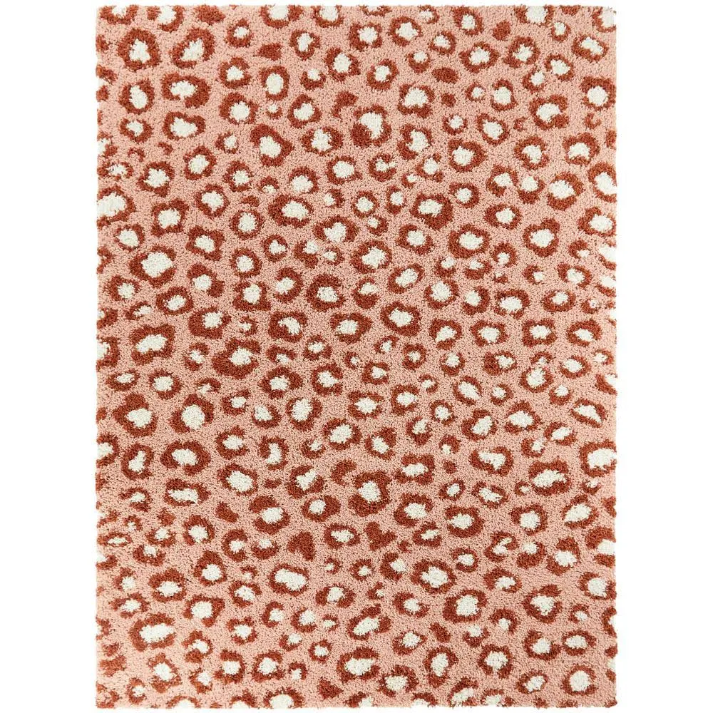Balta Alma Leopard Print Pink 5 ft. x 7 ft. Area Rug