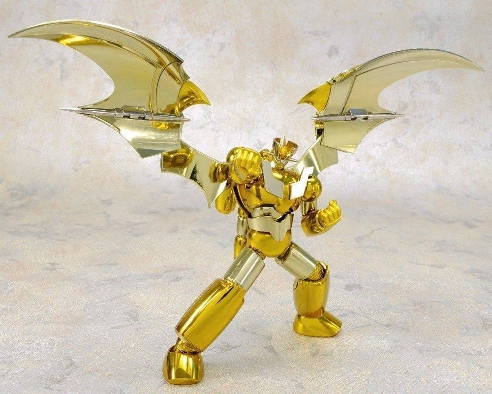 New Super Robot Chogokin Shin Mazinger Z Gold Ver Figure Bandai Tamashii Nation