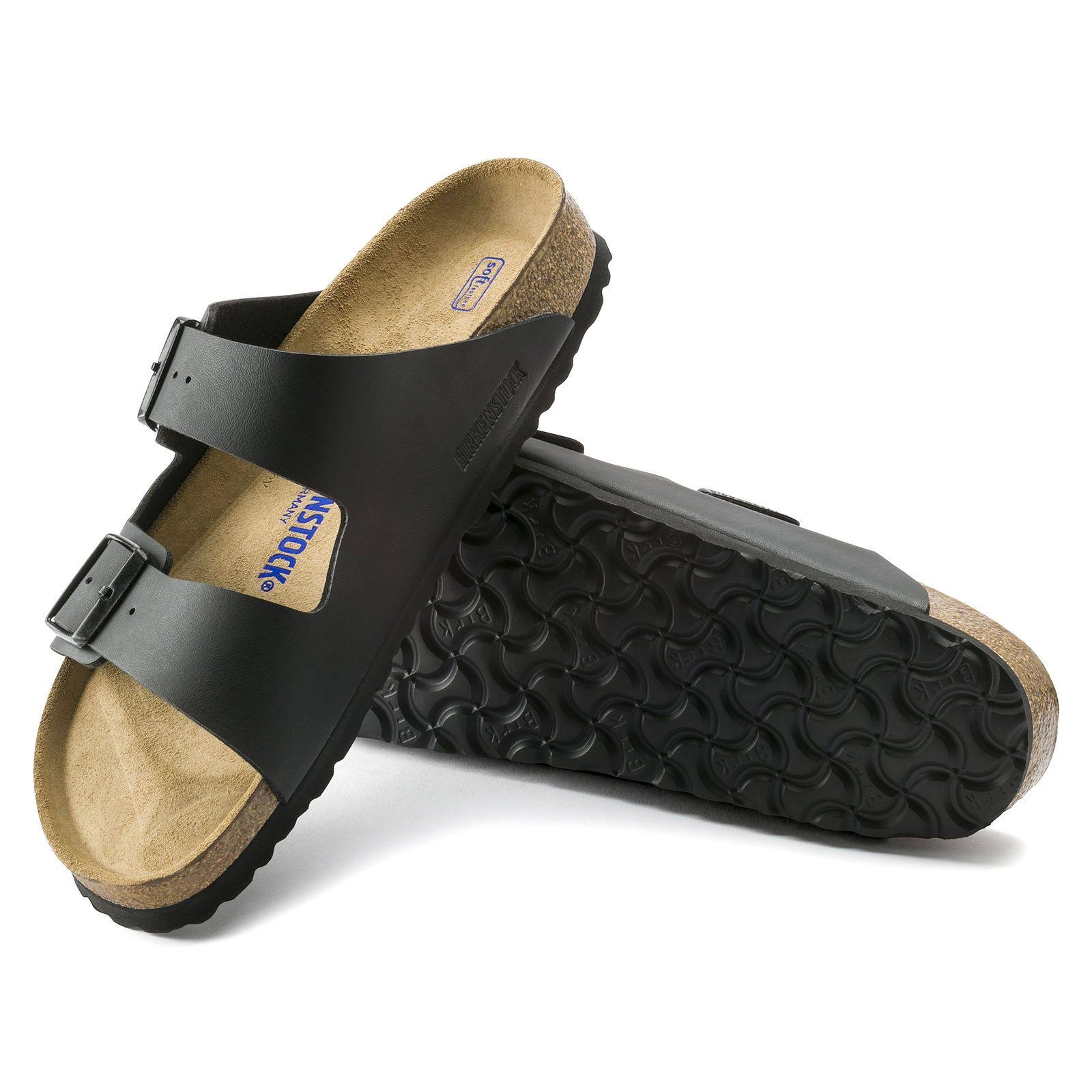 Birkenstock Arizona Soft Footbed Sandal Black Birko-Flor