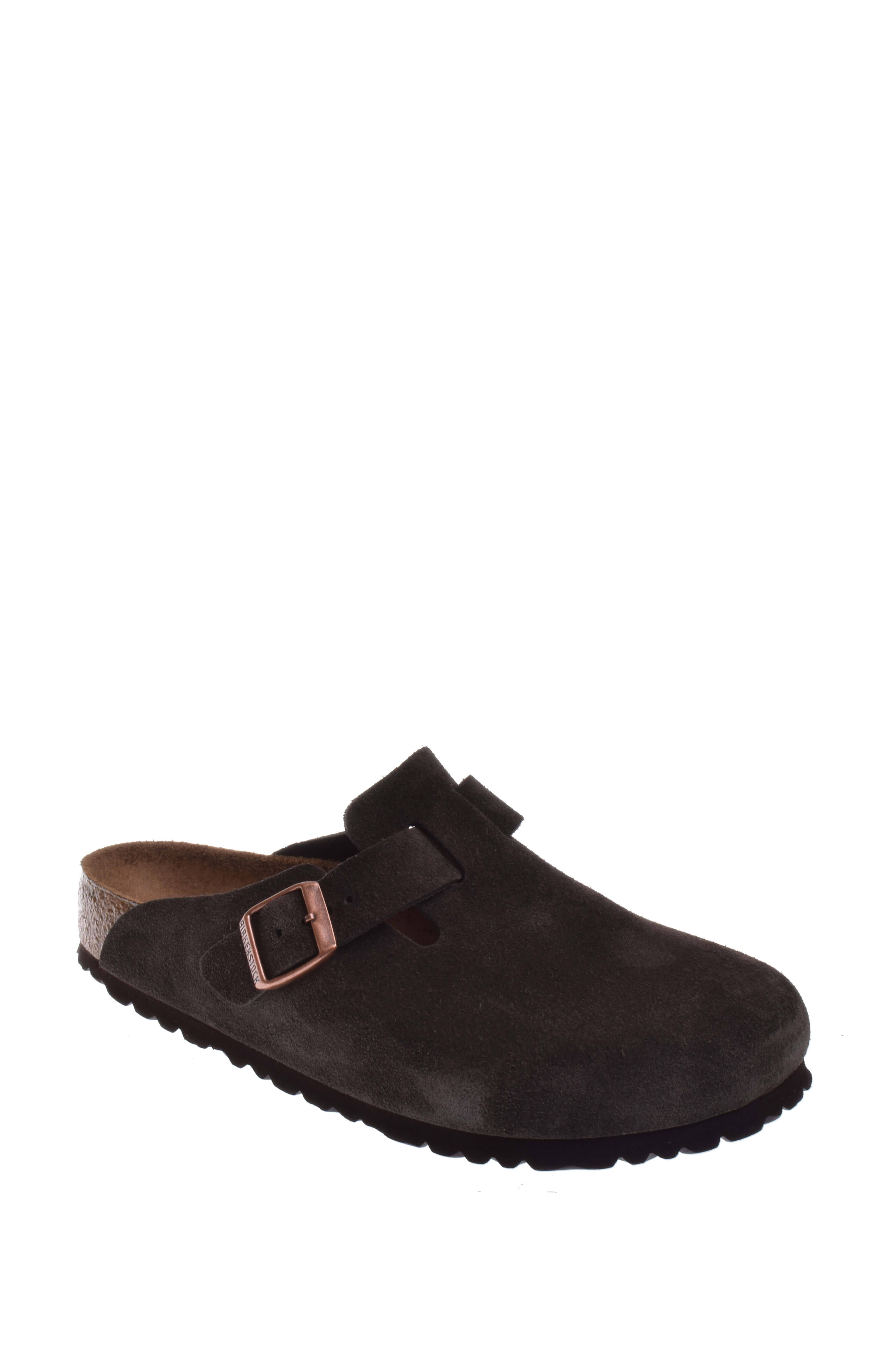 Birkenstock Boston Soft Footbed Clog - 45 - Mocha Suede