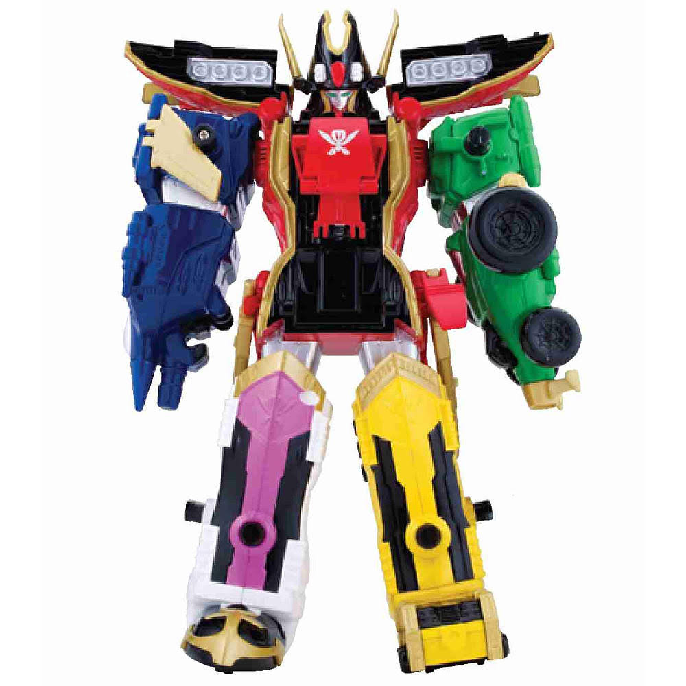 Power Rangers Super Megaforce Action Figure 3-Pack Ultimate Legendary Megazord [Dino Thunder, Super Megaforce & Rpm]
