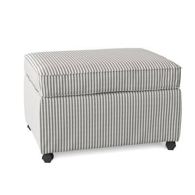 Birch Lane Gillis 28x22 Rectangle Standard Ottoman Body Fabric: Lizzy Surf
