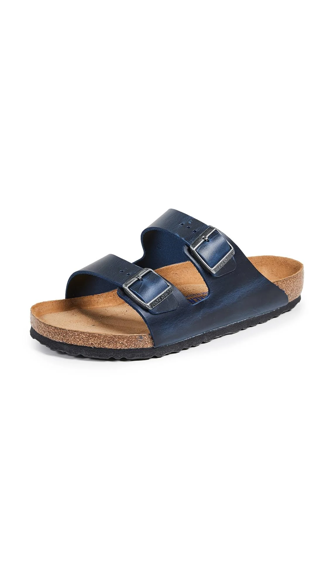 Birkenstock Arizona Soft Footbed - Oiled Leather Blue / 43 / Regular