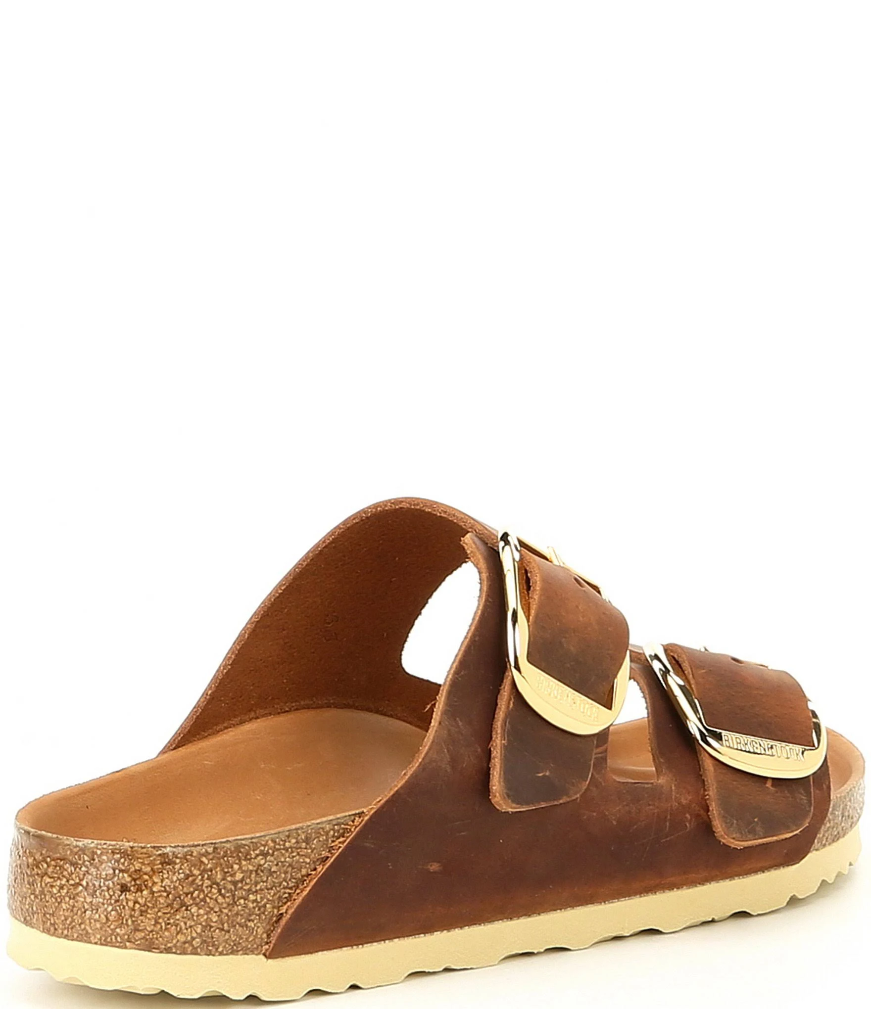 Birkenstock Arizona Oiled Leather Big Buckle, Womens, Cognac, Eu36 (Us Women's 5)
