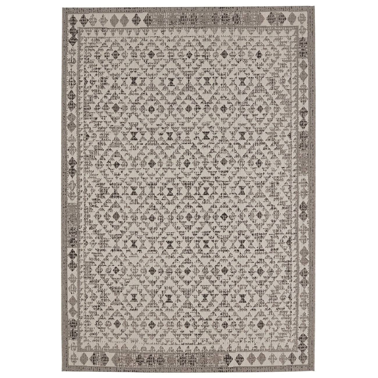 Aztec Stone Beige Indoor/Outdoor Rug (7&10x22 x 10&) - 7&10x22 x 10&