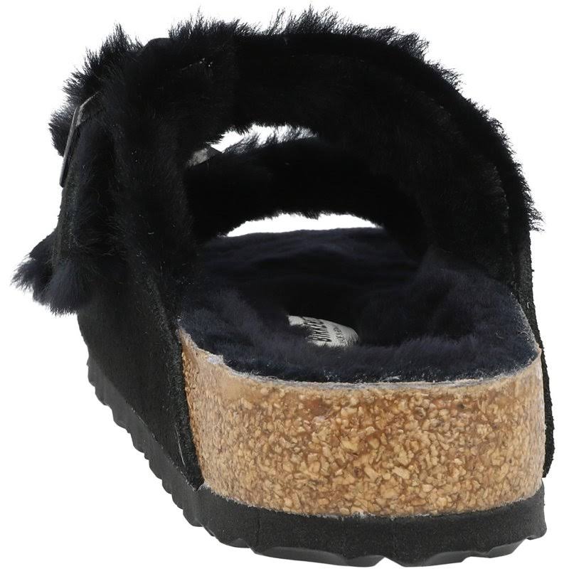 Birkenstock Arizona Fur - Black - UK5