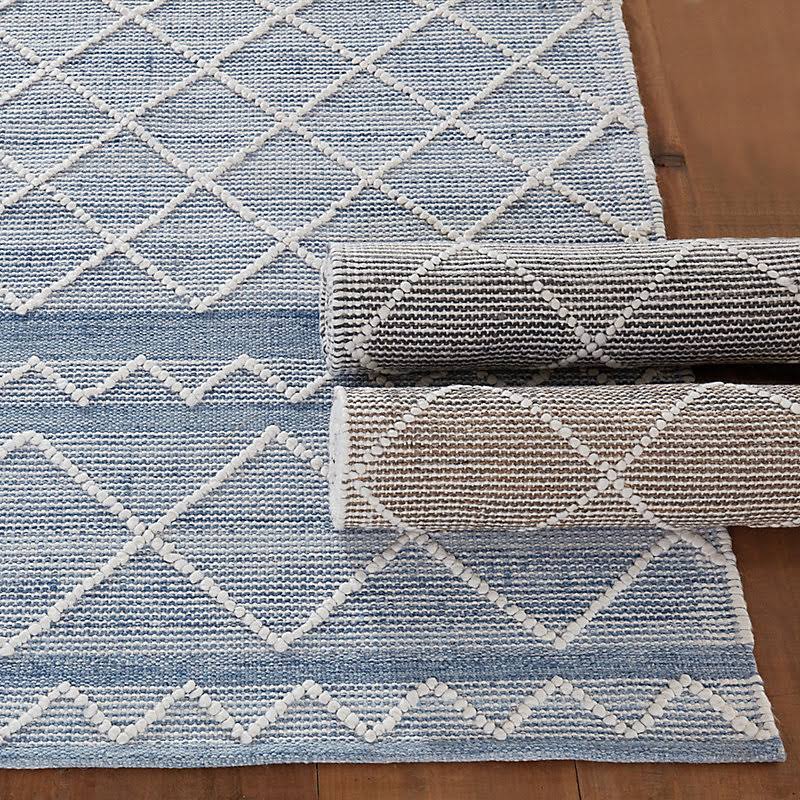 Cimerron Performance Rug Navy 3'6 x 5'6 - Ballard Designs