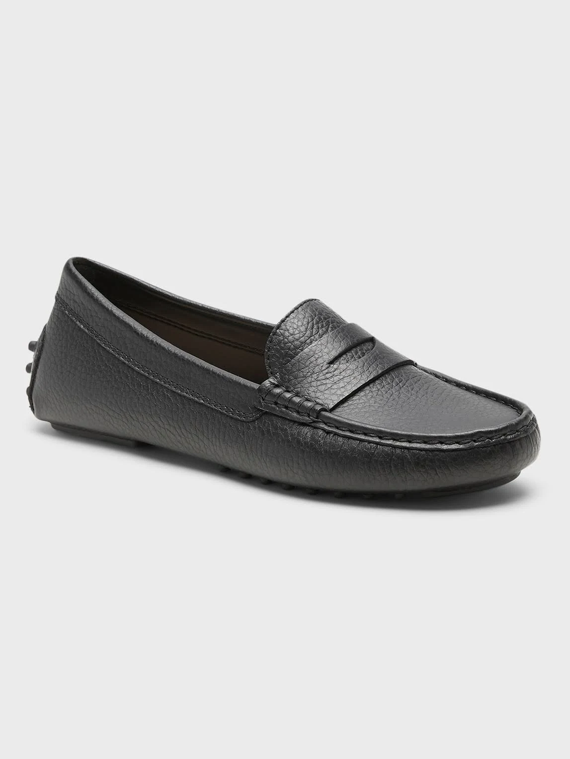 Banana Republic Women's Leather Driving Loafer Black Leather Size 9