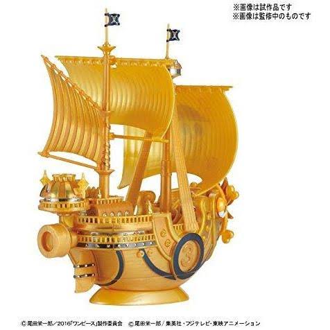 Bandai Grand Ship Collection Thousand Sunny Film Gold Ver Model Kit One Piece