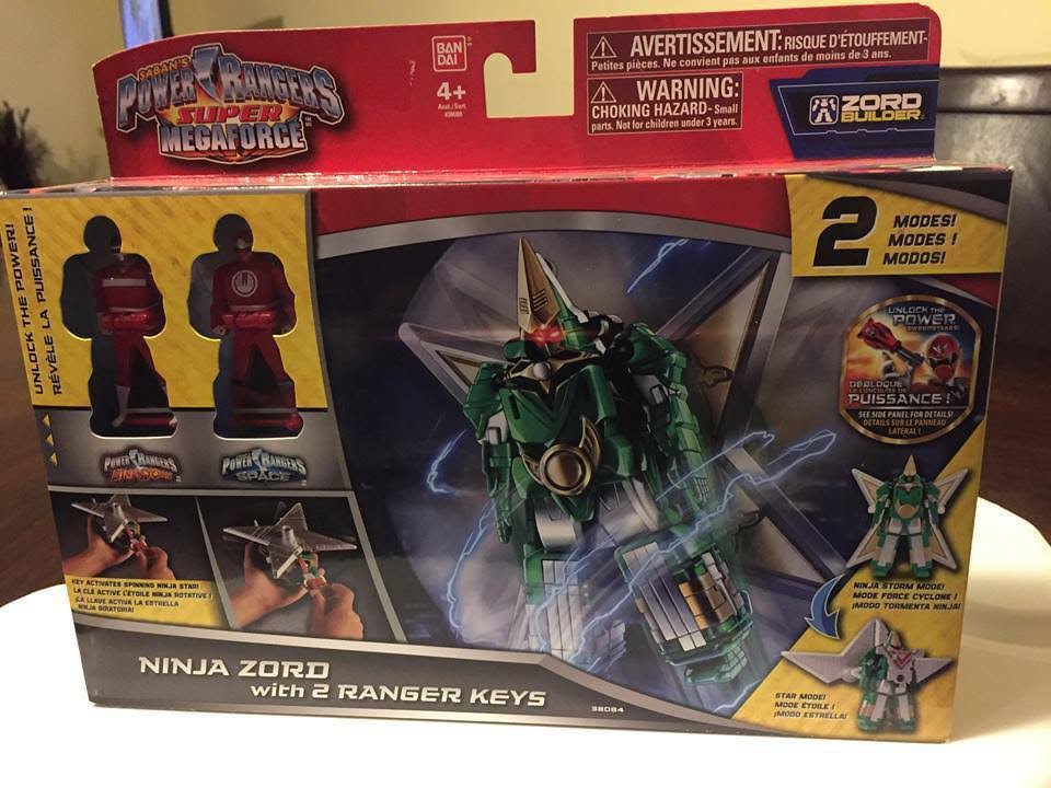 Power Rangers Super Megaforce - Ninja Zord with 2 Ranger Keys