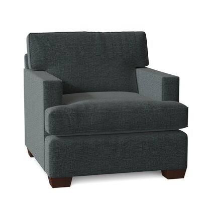 Anastagio 36x22 Wide Armchair Birch Lane Body Fabric: Vault Aegean